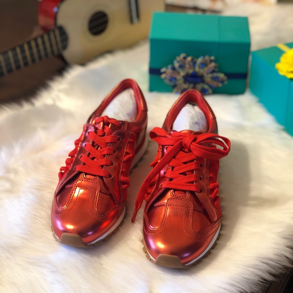 Tory Sport Ruffle Trainers